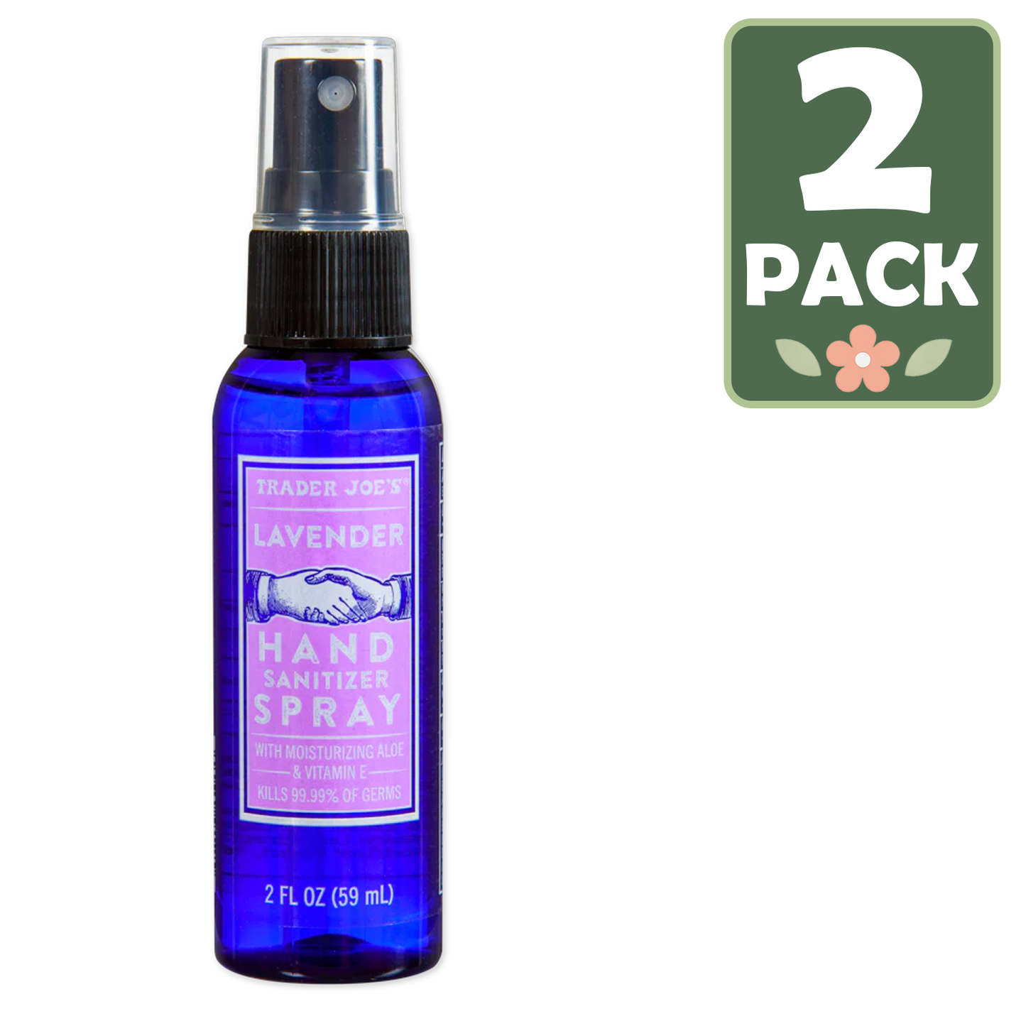 Trader Joe's Lavender Hand Sanitizer Spray — On-the-Go Lavender (59 mL)