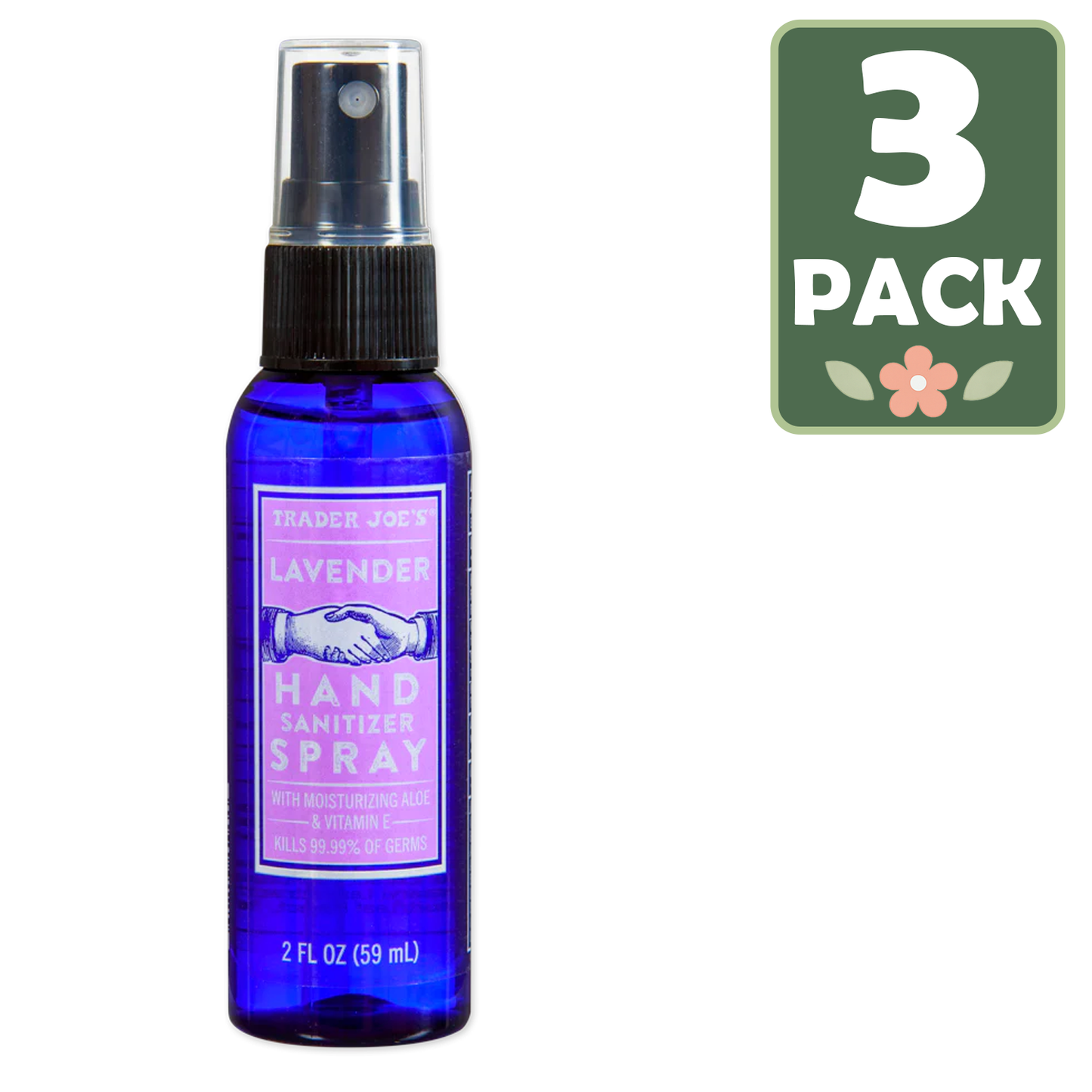 Trader Joe's Lavender Hand Sanitizer Spray — On-the-Go Lavender (59 mL)