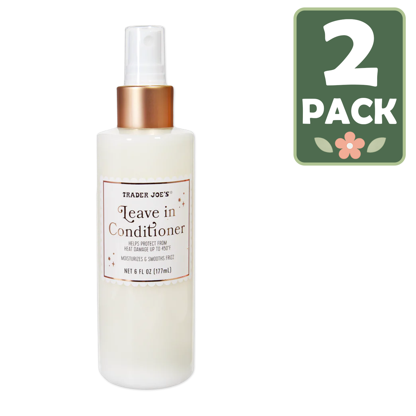Trader Joe's Leave in Conditioner — Detangle & Soften (177 mL)