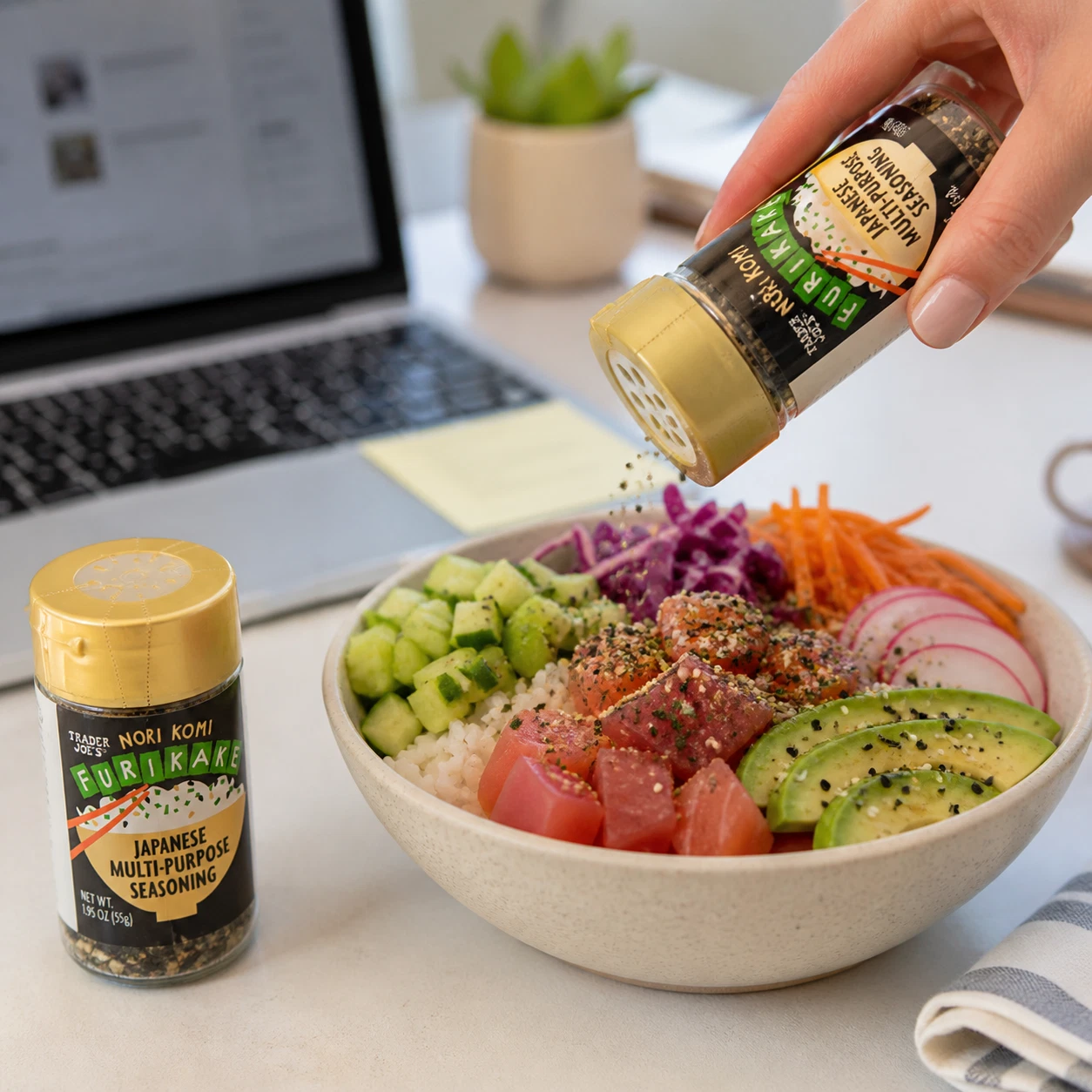 Trader Joe's Nori Komi Furikake Japanese Multi-Purpose Seasoning - 1.95 oz