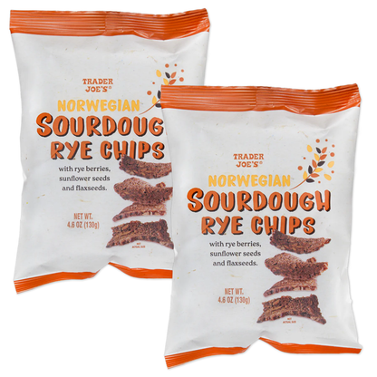Trader Joe's Norwegian Sourdough Rye Chips - 4.6 oz