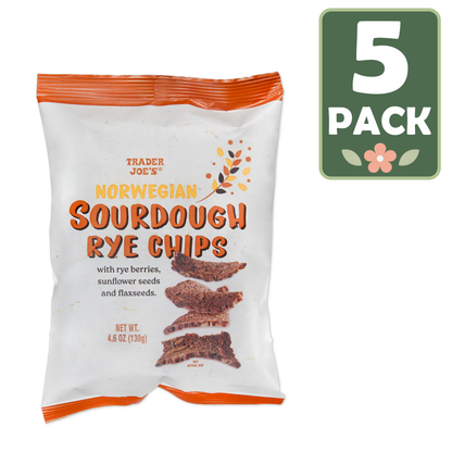 Trader Joe's Norwegian Sourdough Rye Chips - 4.6 oz