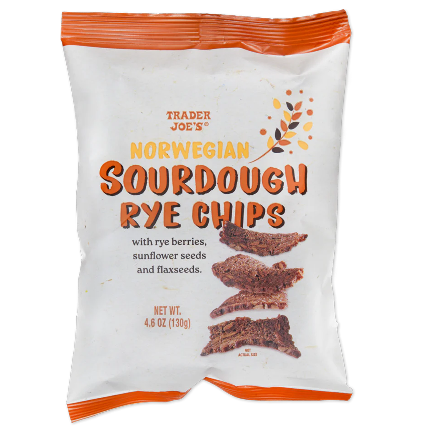 Trader Joe's Norwegian Sourdough Rye Chips - 4.6 oz