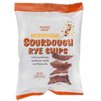 Trader Joe's Norwegian Sourdough Rye Chips - 4.6 oz