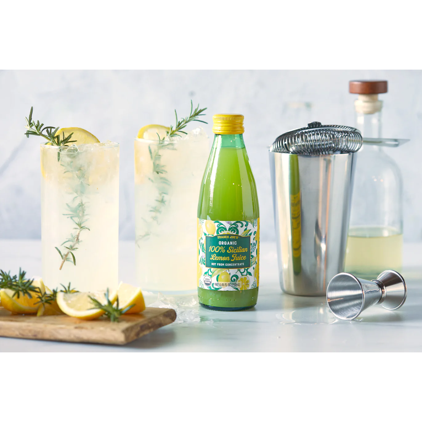 Trader Joe's Organic 100% Sicilian Lemon Juice - 8.45 oz