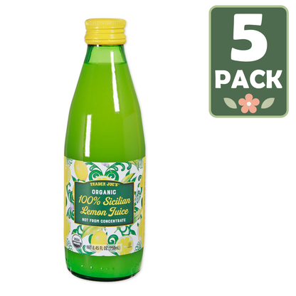 Trader Joe's Organic 100% Sicilian Lemon Juice - 8.45 oz