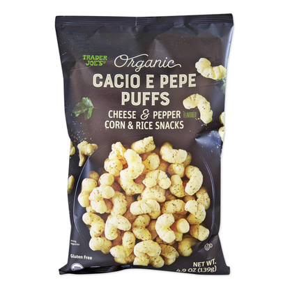 Trader Joe's 트레이더 조 유기농 카치오 에 페페 퍼프 - 4.9 oz