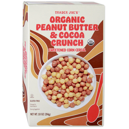 Trader Joe's Organic Peanut Butter & Cocoa Crunch - 10 oz