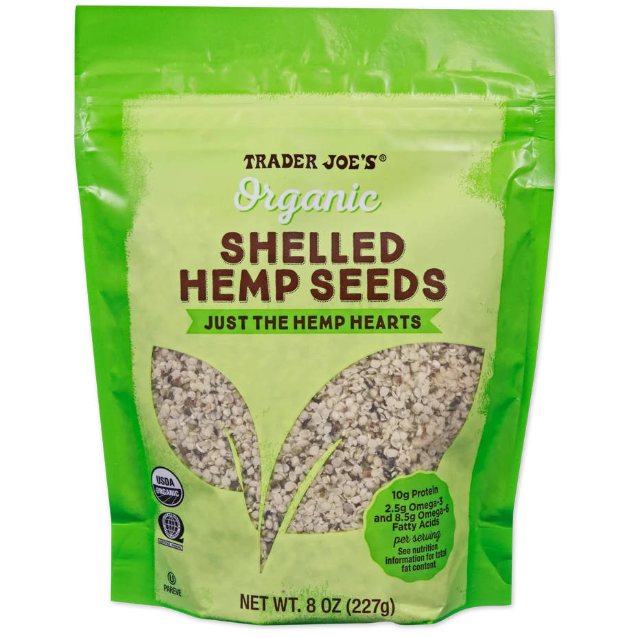 Trader Joe's Organic Shelled Hemp Seeds - 8 oz