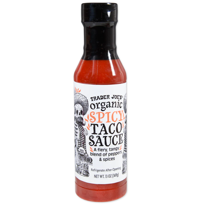 Trader Joe's 트레이더 조 유기농 스파이시 타코 소스 - 13 oz