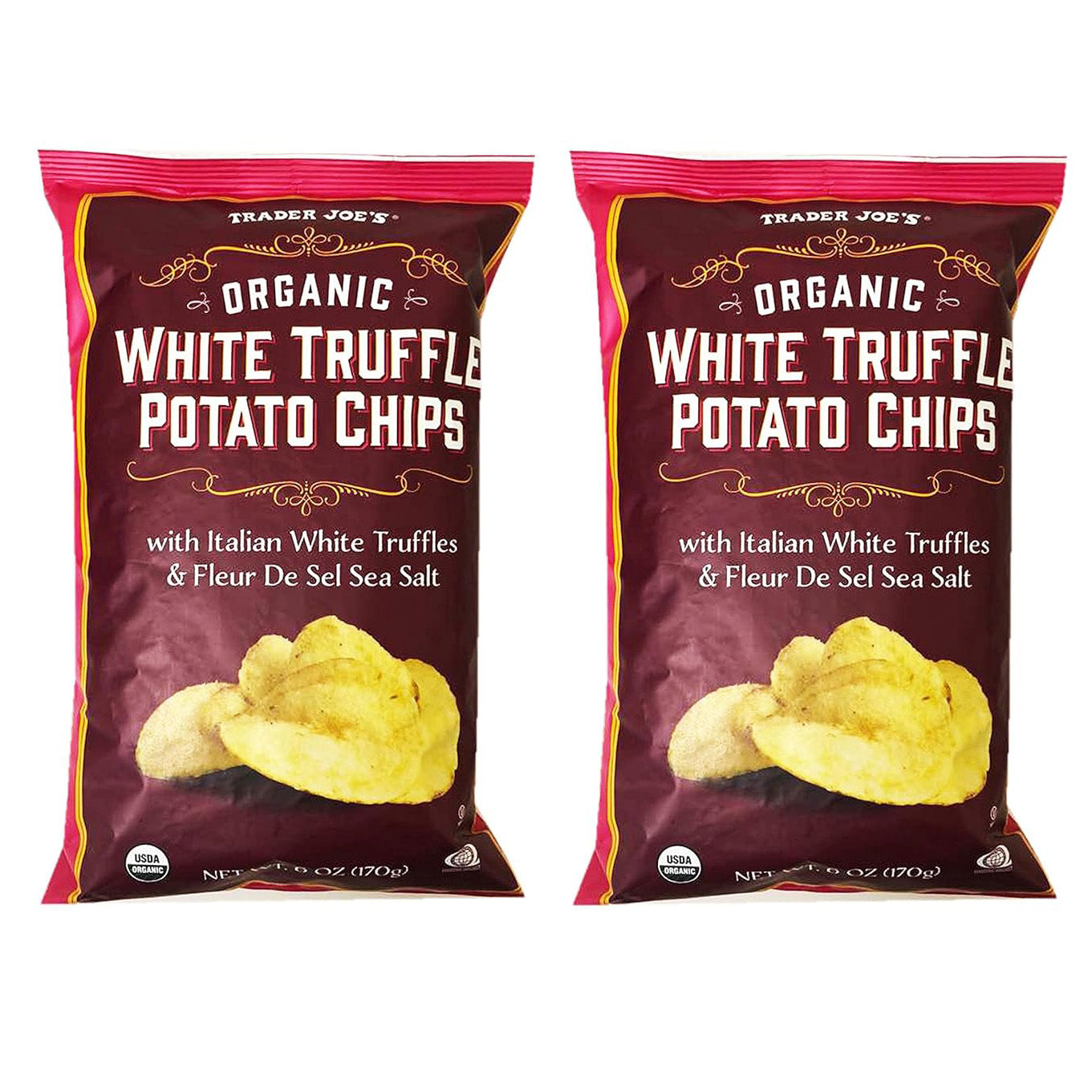 Trader Joe's 트레이더 조 오가닉 화이트 트러플 감자칩 이탈리아 트러플·플뢰르 드 셀 시솔트
