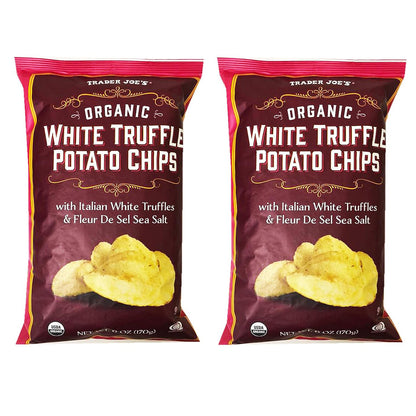 Trader Joe's 트레이더 조 오가닉 화이트 트러플 감자칩 이탈리아 트러플·플뢰르 드 셀 시솔트