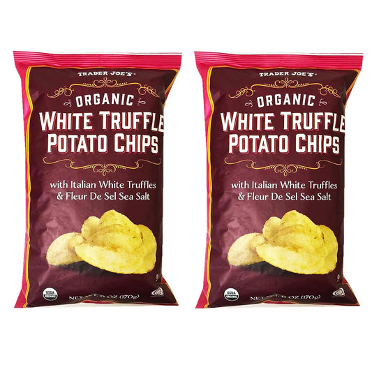 Trader Joe's 트레이더 조 오가닉 화이트 트러플 감자칩 이탈리아 트러플·플뢰르 드 셀 시솔트