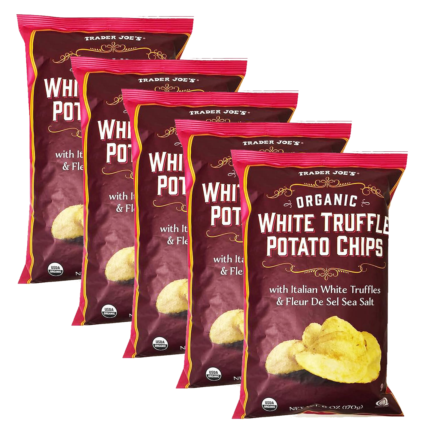 Trader Joe's 트레이더 조 오가닉 화이트 트러플 감자칩 이탈리아 트러플·플뢰르 드 셀 시솔트