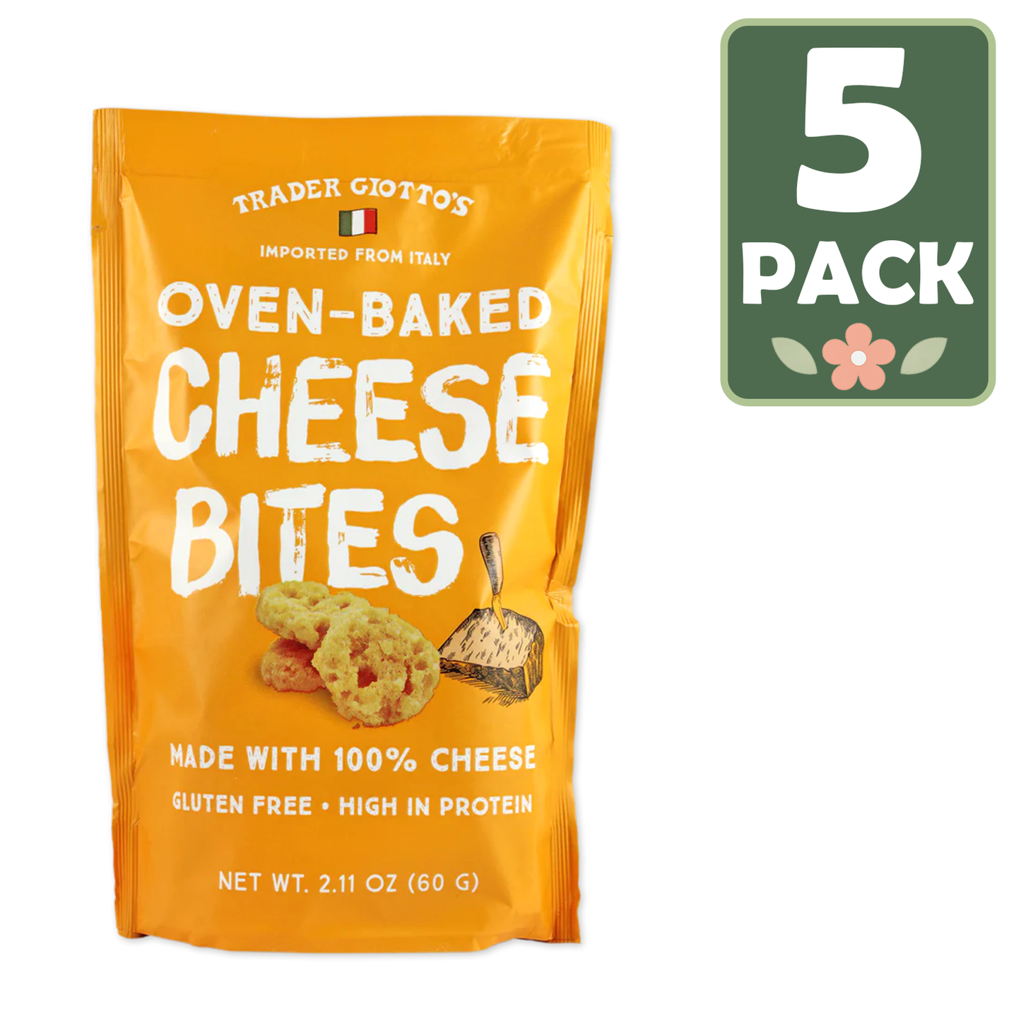 Trader Joe's Oven-Baked Cheese Bites - 2.11 oz