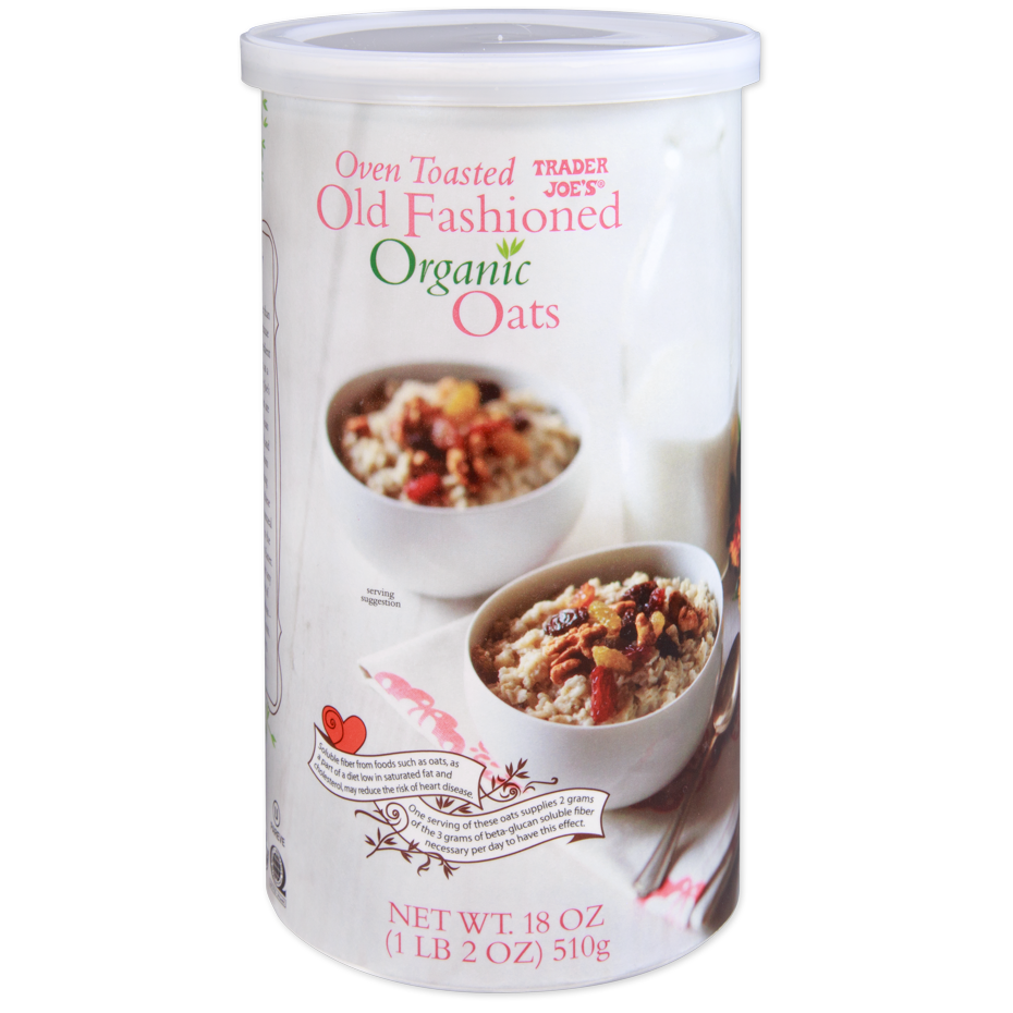 Trader Joe's Oven Toasted Old Fashioned Organic Oats - 18 oz