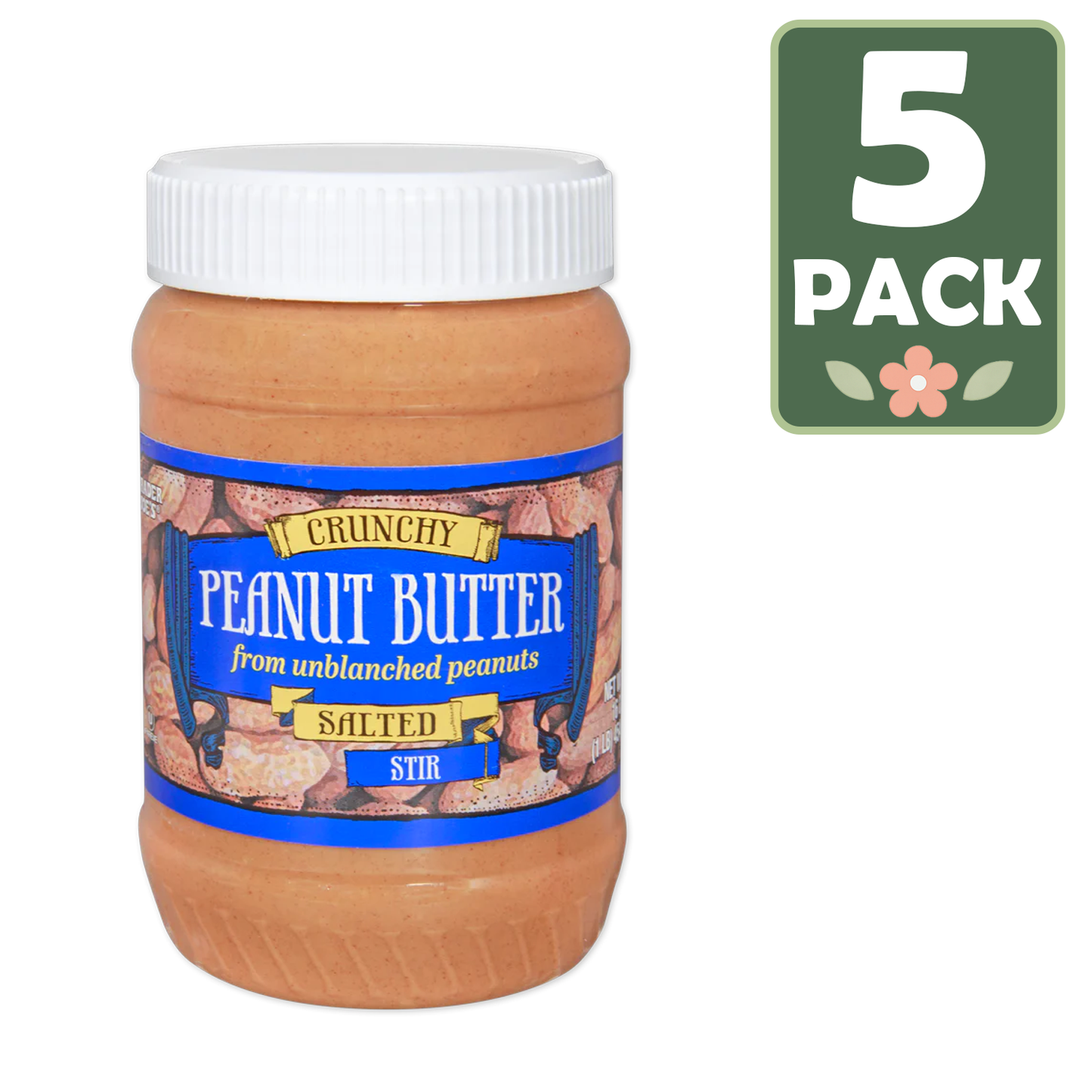 Trader Joe's Peanut Butter Crunchy Salted - 16 oz