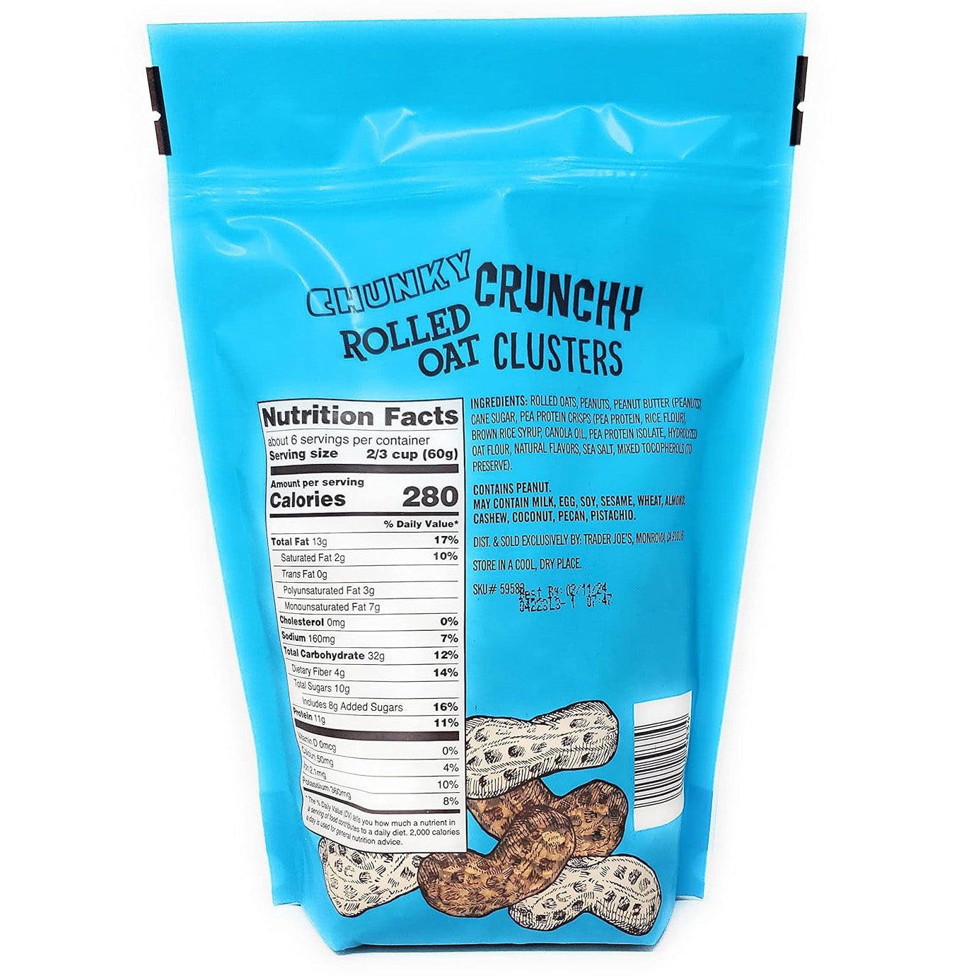 Trader Joe's Peanut Butter Protein Granola - 12 oz
