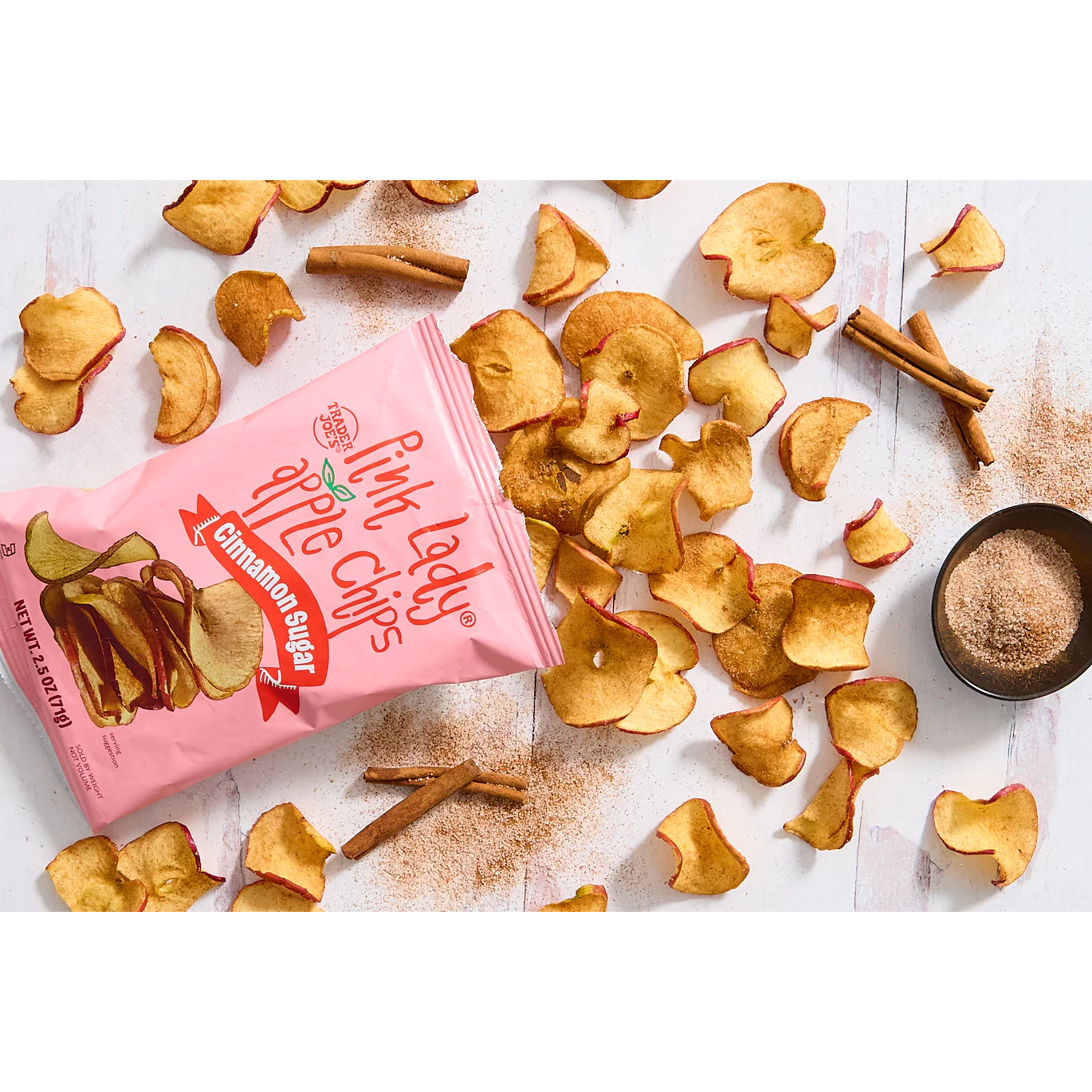 Trader Joe's 트레이더 조 핑크 레이디 애플 칩 - 2.5 oz