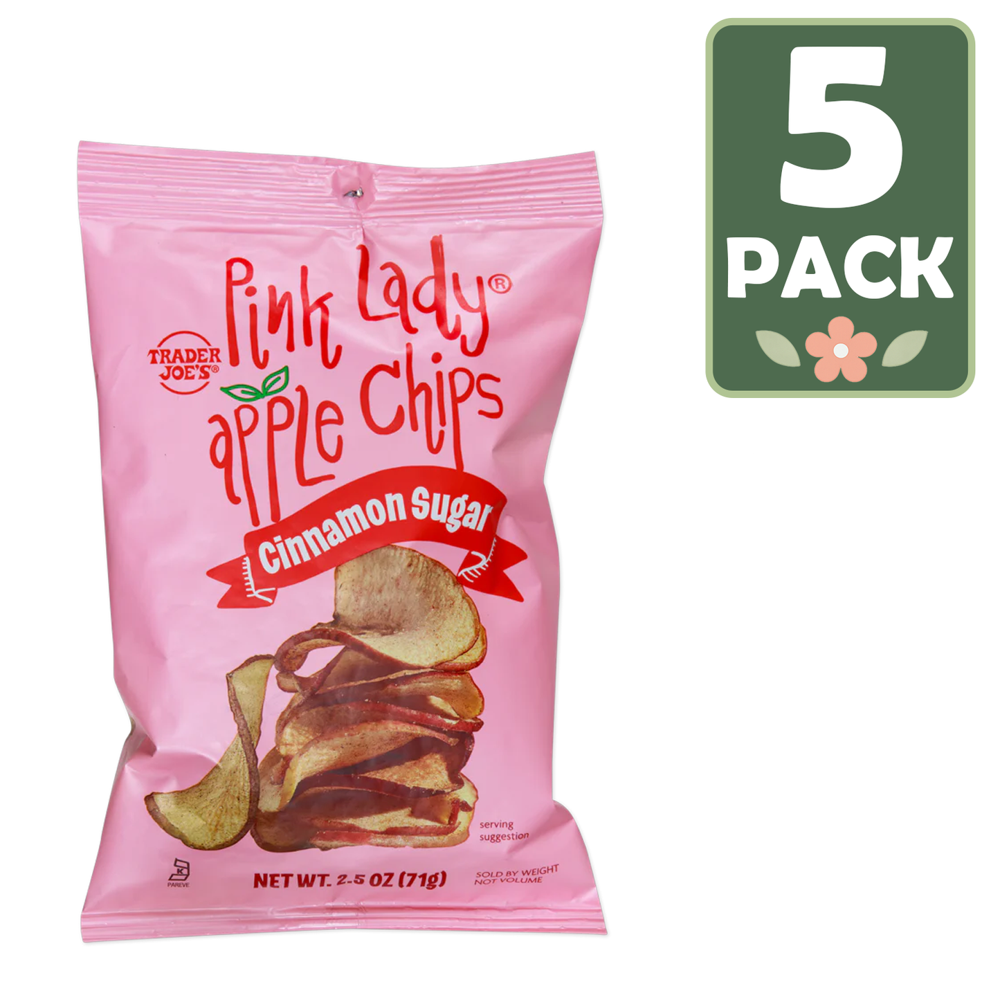 Trader Joe's 트레이더 조 핑크 레이디 애플 칩 - 2.5 oz