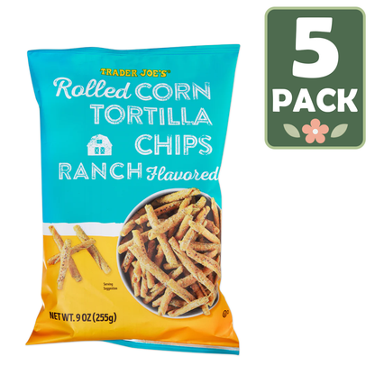 Trader Joe's Ranch Flavored Rolled Corn Tortilla Chips - 9 oz