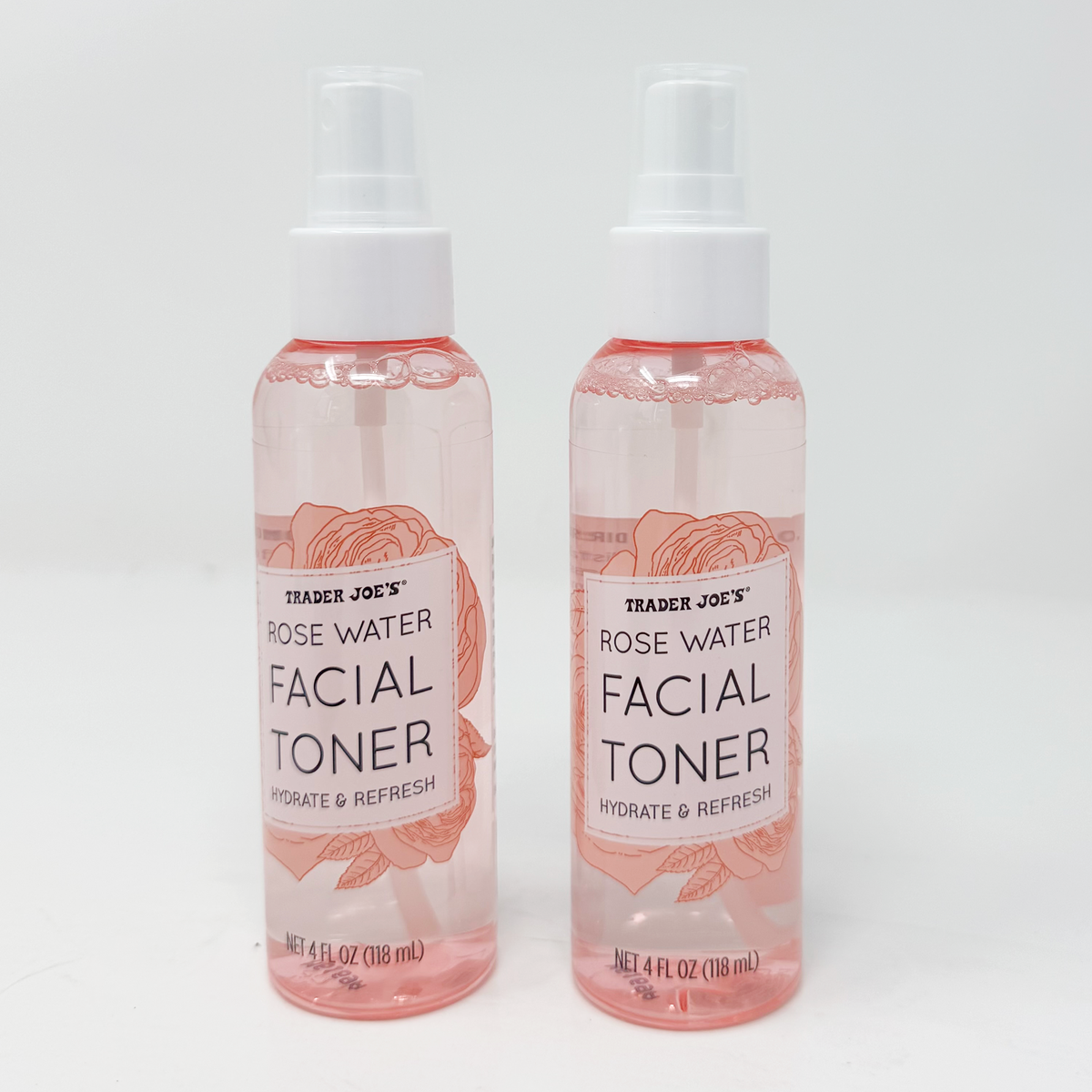 Trader Joe's Rose Water Facial Toner — Soothing & Hydrating (118 mL)