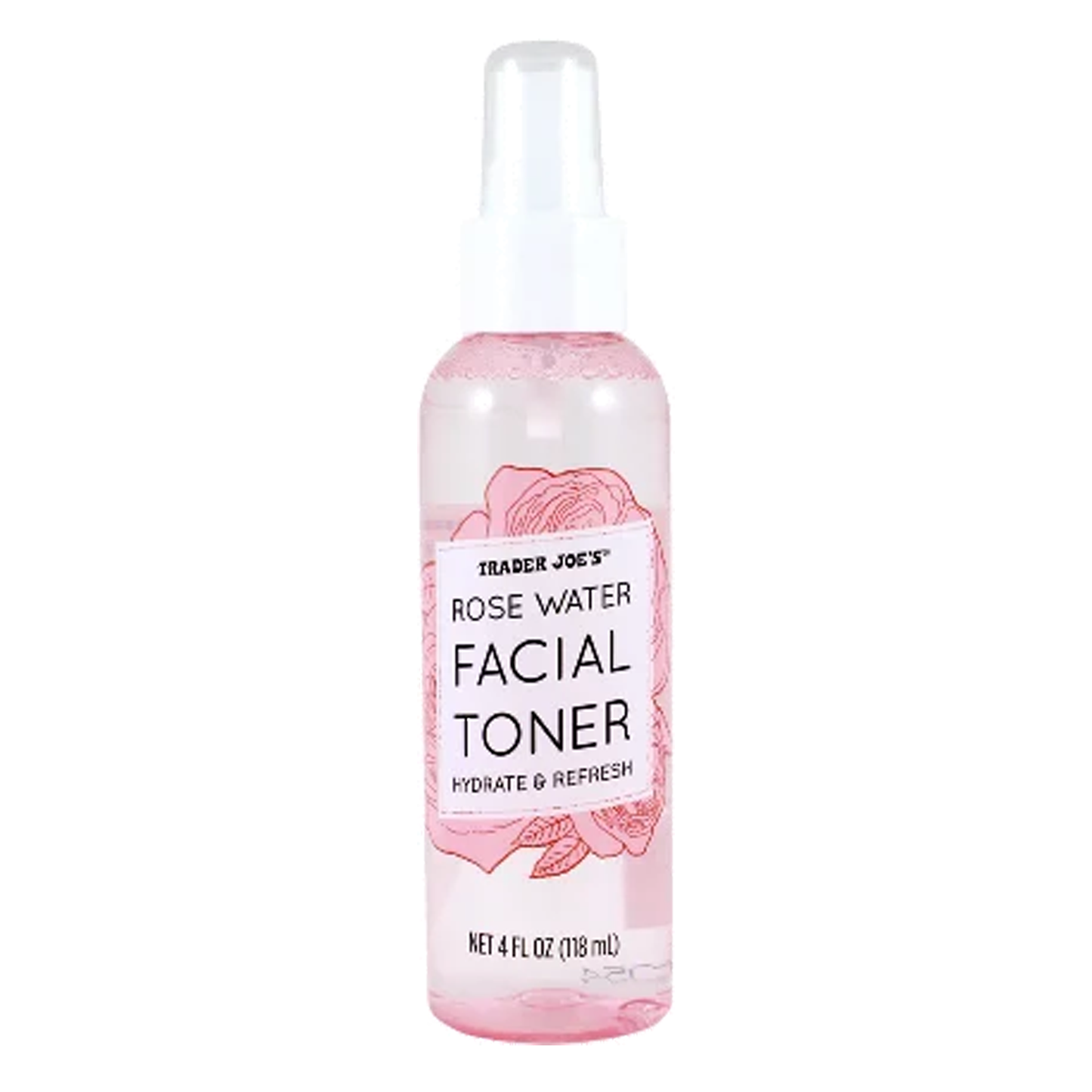 Trader Joe's Rose Water Facial Toner — Soothing & Hydrating (118 mL)