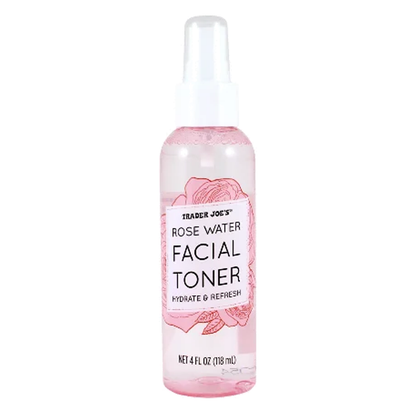Trader Joe's Rose Water Facial Toner — Soothing & Hydrating (118 mL)