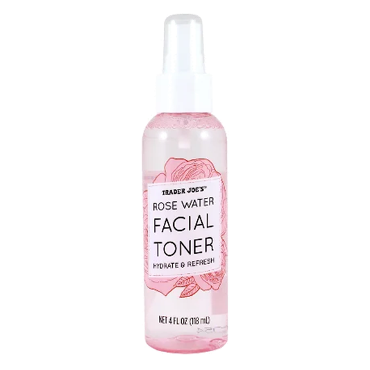 Trader Joe's Rose Water Facial Toner — Soothing & Hydrating (118 mL)