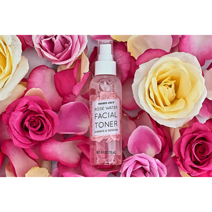Trader Joe's Rose Water Facial Toner — Soothing & Hydrating (118 mL)