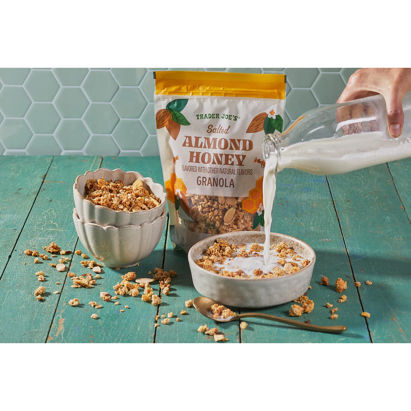 Trader Joe's Salted Almond Honey Granola - 12 oz