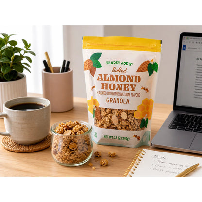 Trader Joe's Salted Almond Honey Granola - 12 oz