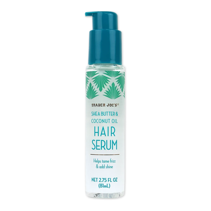 Trader Joe's 트레이더 조 시어버터 & 코코넛 오일 헤어 세럼 — 실키 라이트웨이트 마무리 (81 mL)