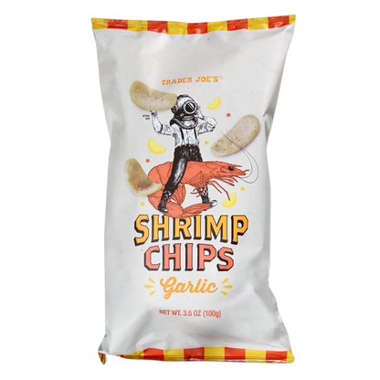Trader Joe's 트레이더 조 갈릭 쉬림프 칩 - 3.5 oz