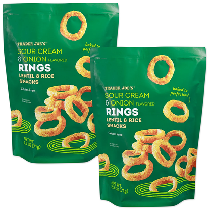 Trader Joe's Sour Cream & Onion Flavored Rings - 2.5 oz