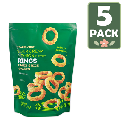 Trader Joe's Sour Cream & Onion Flavored Rings - 2.5 oz