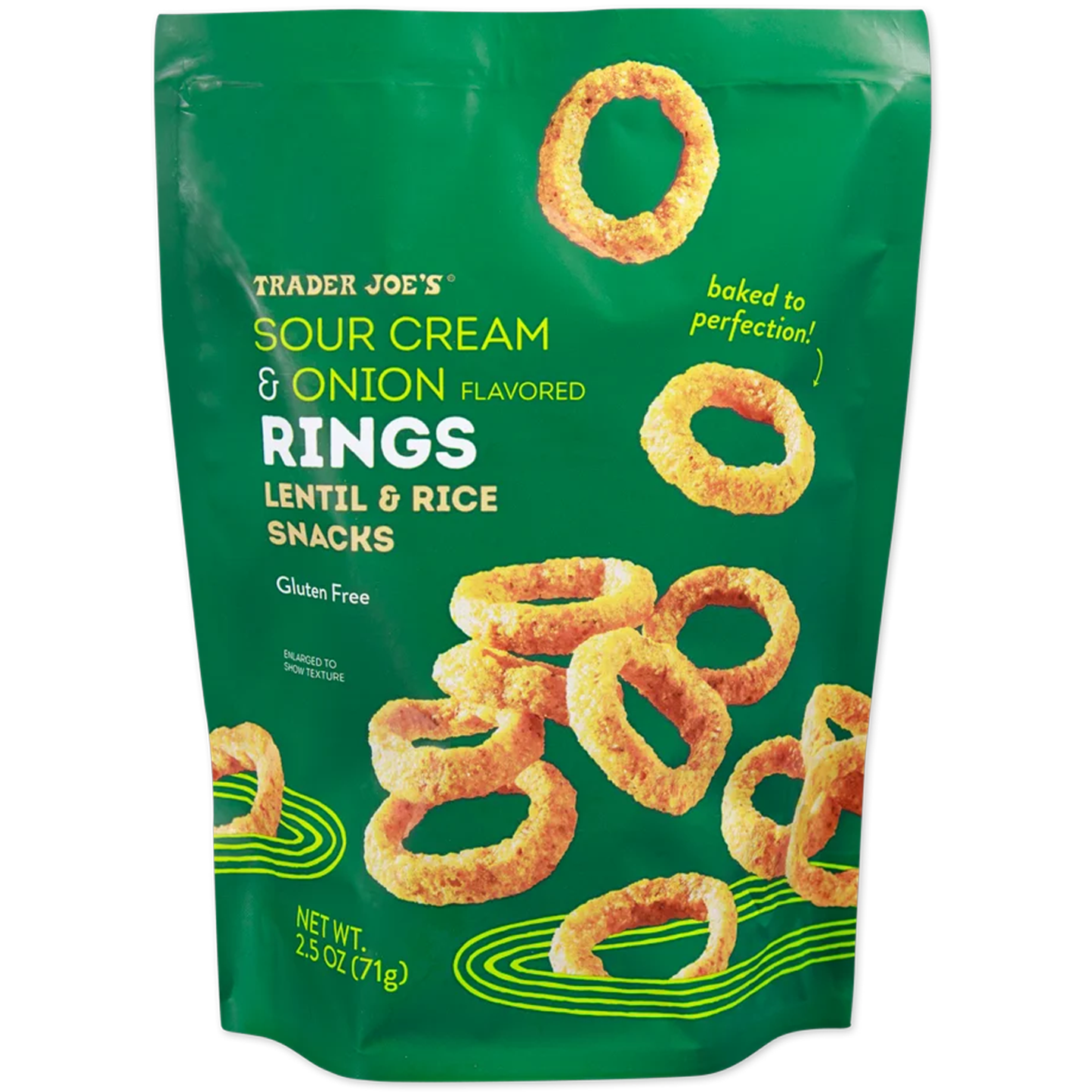 Trader Joe's Sour Cream & Onion Flavored Rings - 2.5 oz