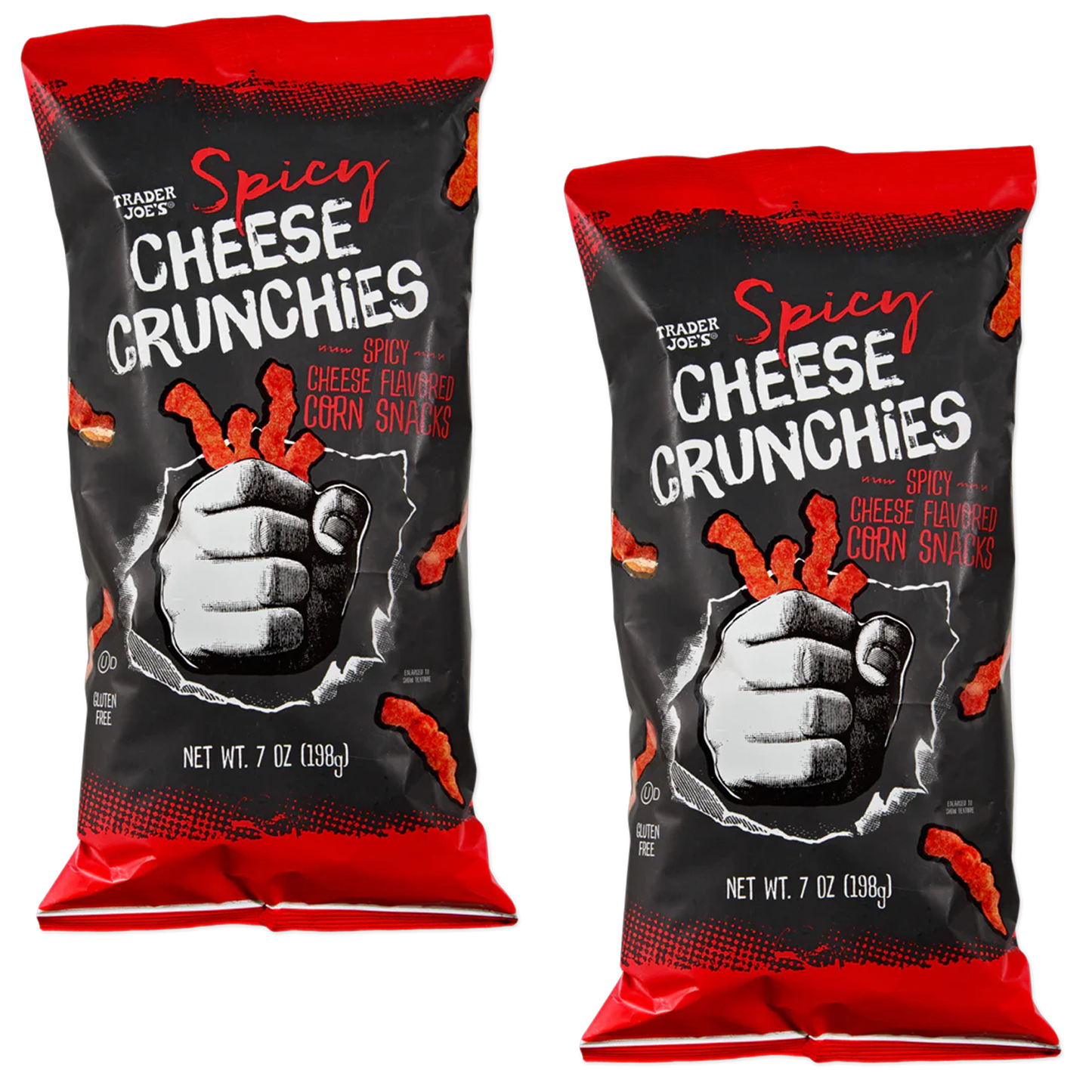 Trader Joe's Spicy Cheese Crunchies - 7 oz