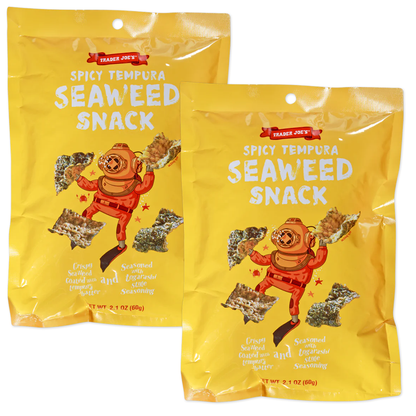 Trader Joe's 트레이더 조 스파이시 텐푸라 김 스낵 - 2.1 oz