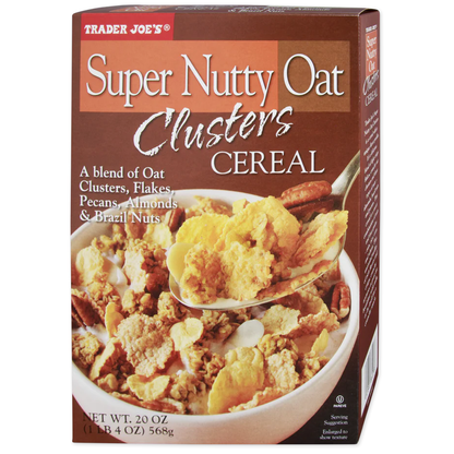 Trader Joe's Super Nutty Oat Clusters Cereal - 20 oz