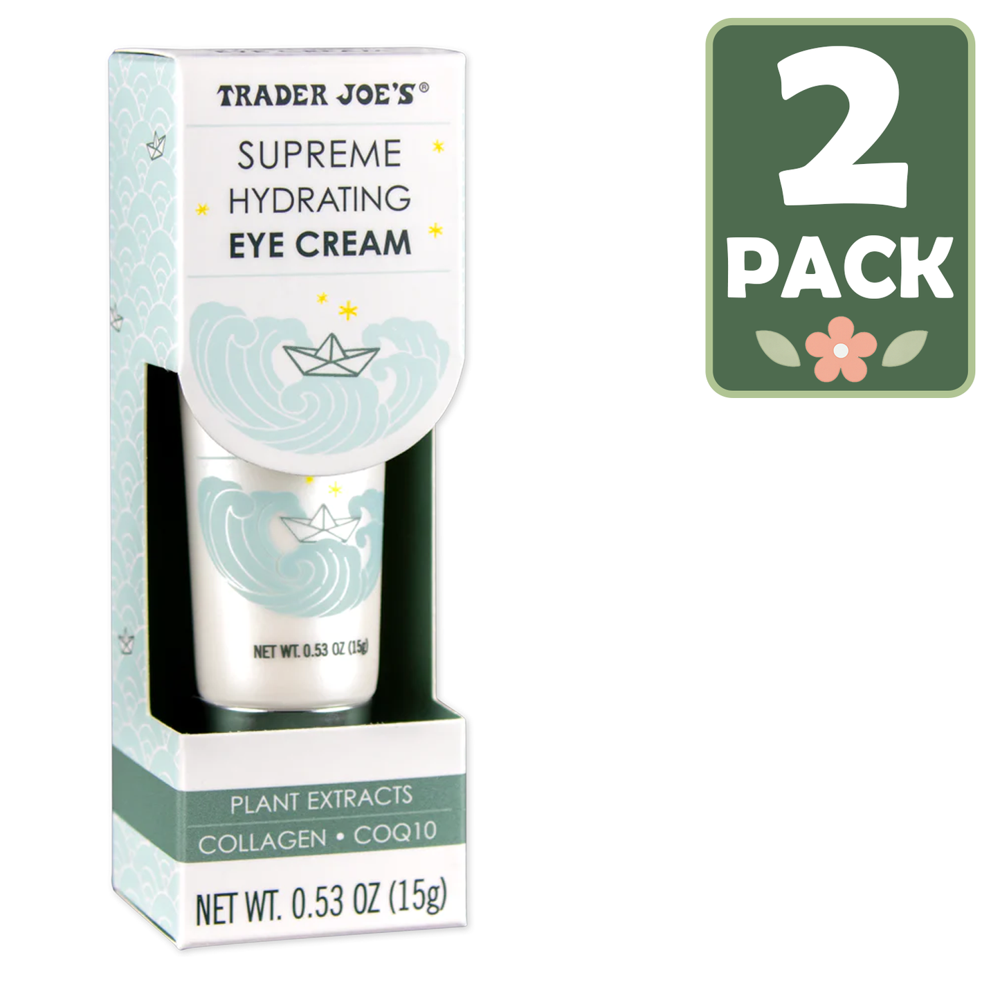 Trader Joe's Supreme Hydrating Eye Cream — Marine Collagen + CoQ10 (15 g)