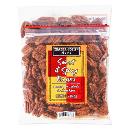 Trader Joe's 트레이더 조 스위트 & 스파이시 피칸 — 브라운 슈거 + 카이엔 글레이즈