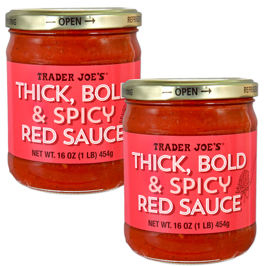Trader Joe's 트레이더 조 씩 볼드 스파이시 레드 소스 - 16 oz