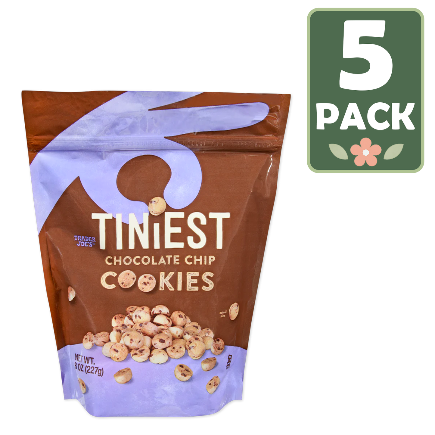Trader Joe's 트레이더 조 타이니스트 초콜릿 칩 쿠키 - 8 oz