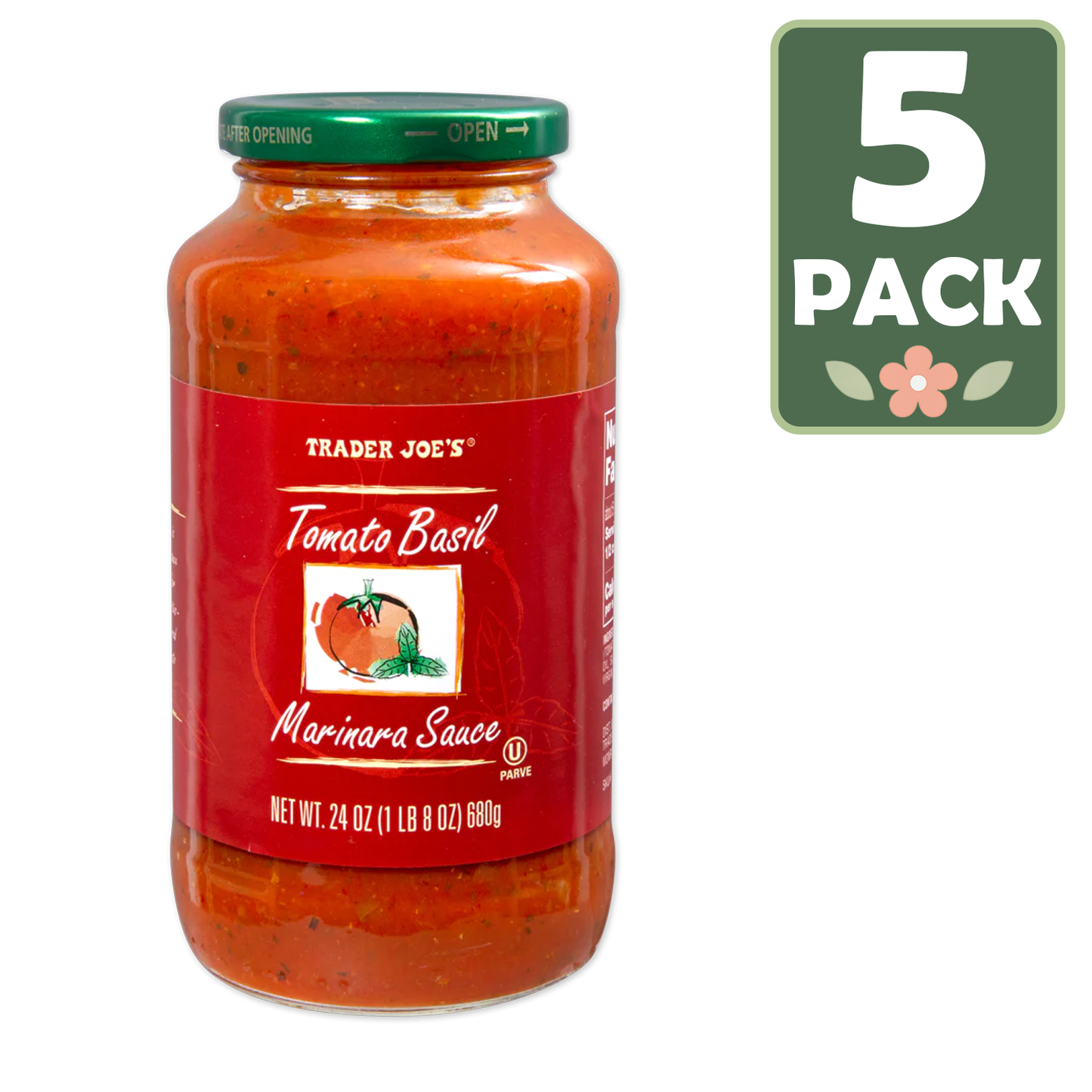 Trader Joe's 트레이더 조 토마토 바질 마리나라 소스 - 24 oz