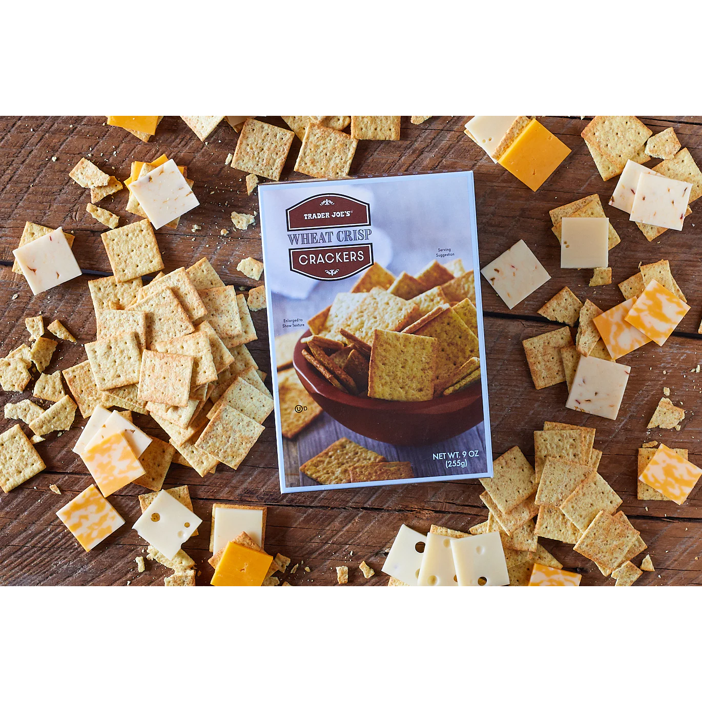 Trader Joe's Wheat Crisp Crackers - 9 oz