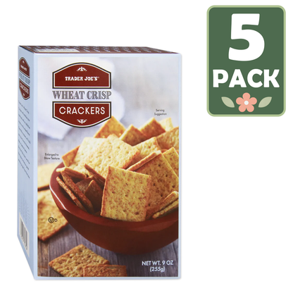 Trader Joe's Wheat Crisp Crackers - 9 oz
