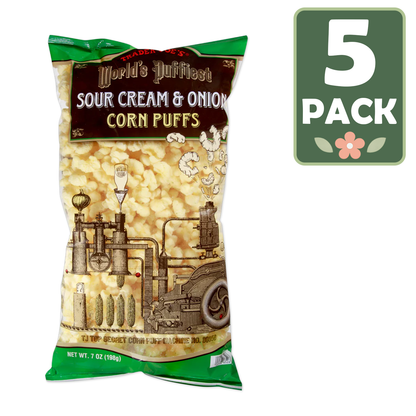 Trader Joe's 트레이더 조 월즈 퍼피스트 사워크림 & 어니언 콘 퍼프 - 7 oz