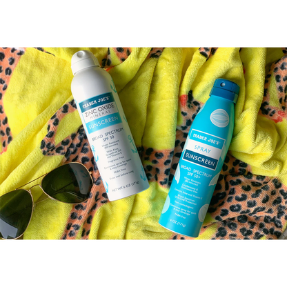 Trader Joe's Zinc Oxide Mineral Sunscreen Spray SPF 30 — Mineral Zinc Spray (177 mL)