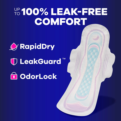 Always Ultra Thin Pads with Wings - Size 5 Extra Heavy Overnight - Unscented - 80 Count